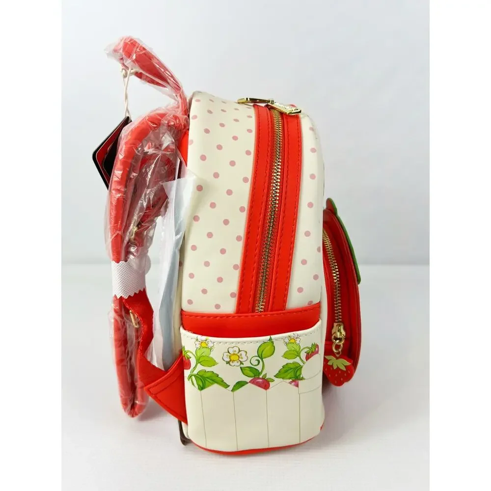 Loungefly Strawberry Shortcake House Mini Backpack Scented Moving Part New Tags! - Picture 8 of 13